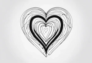 mind over heart tattoo idea