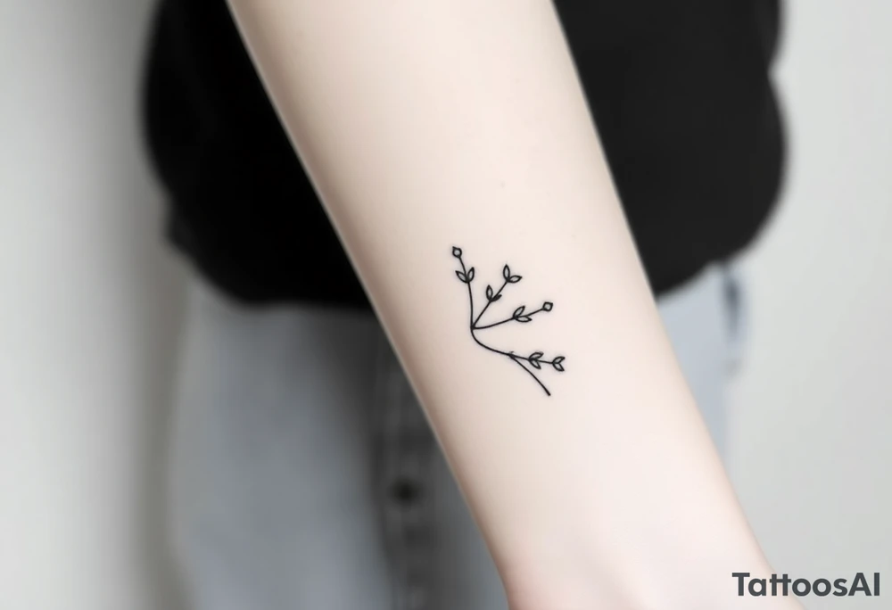 Ilex aquifolium tattoo idea
