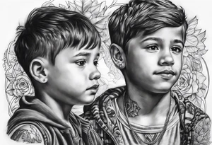 2 sons tattoo idea