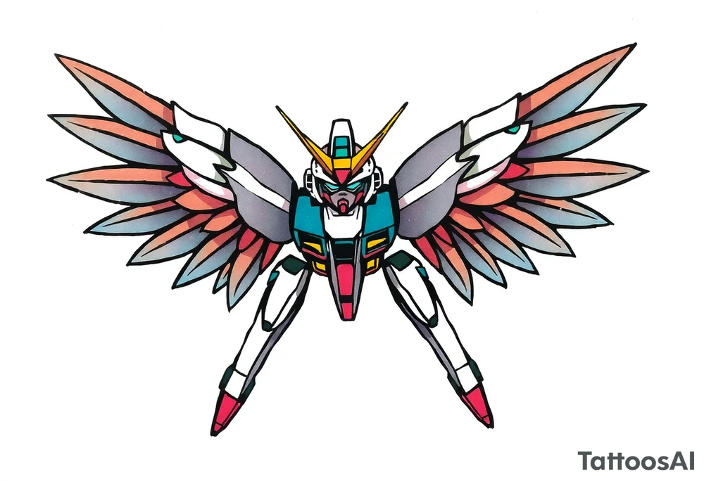 Gundam wing tattoo idea