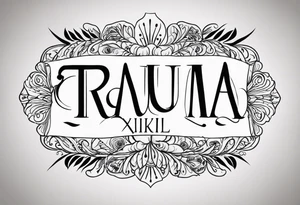 45 years of trauma and abuse. January 9, 2023, my abuser tried to kill me. Rather than giving up, I survived. I chose to live. tattoo idea