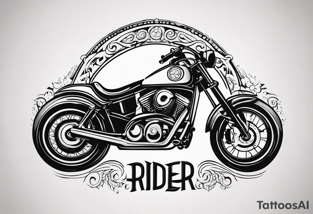 “RIDER” tattoo idea