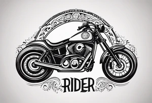 “RIDER” tattoo idea