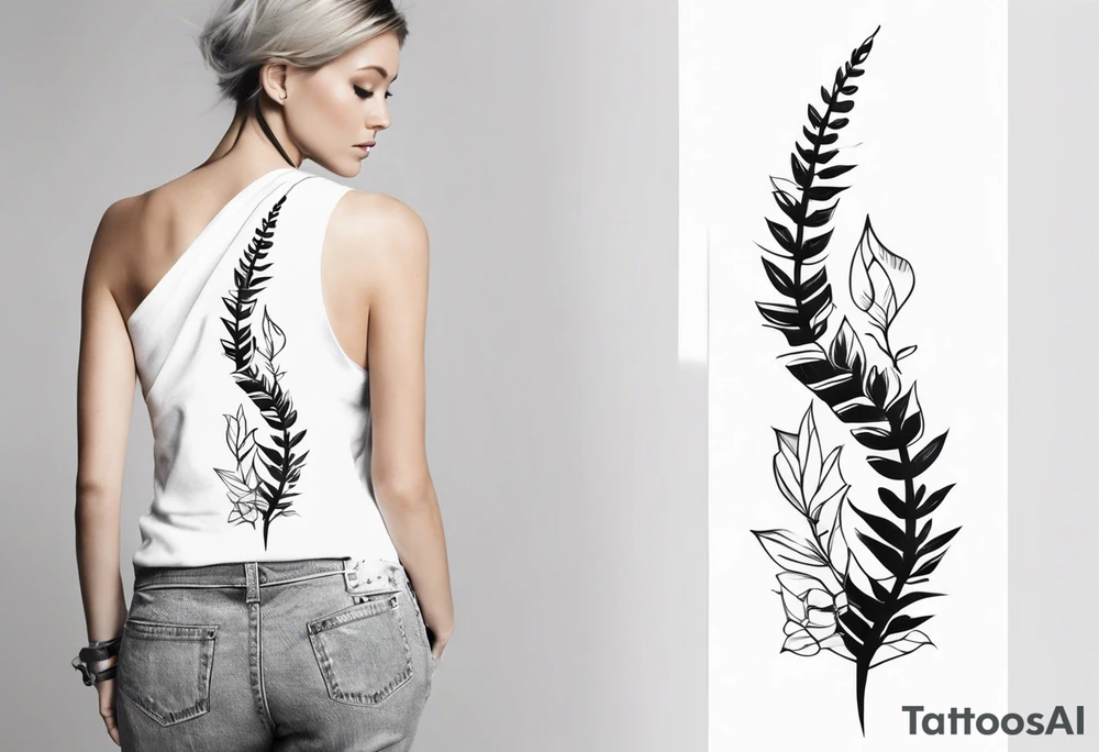 spine tattoo tattoo idea