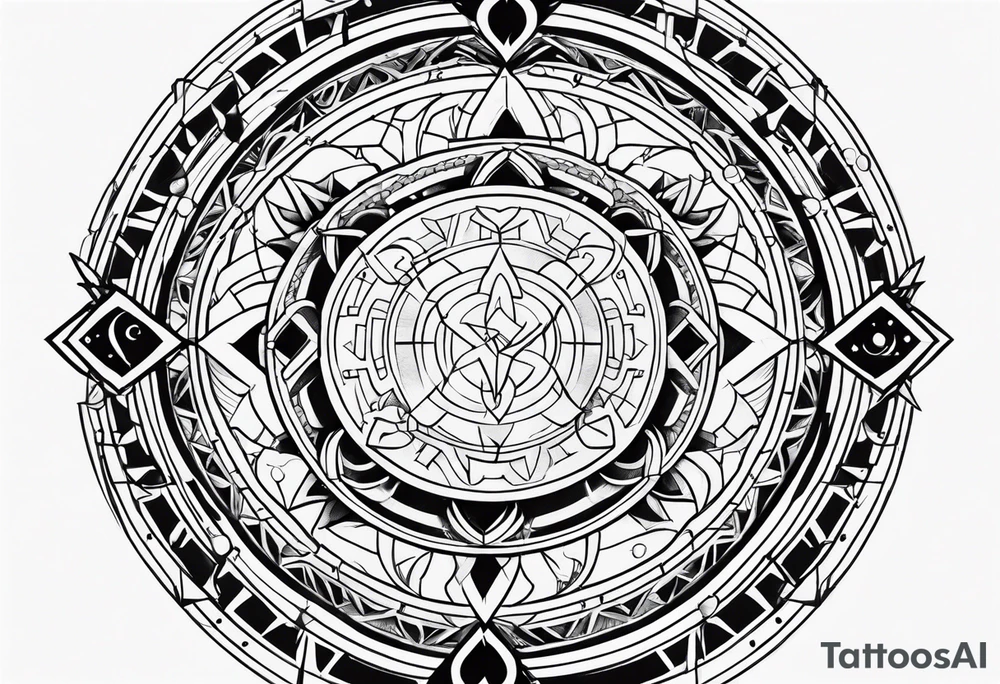 zodiac sign tattoo idea