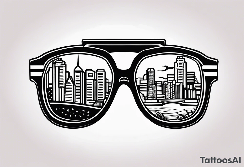 sunglasses Officer tattoo idea