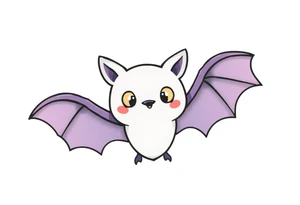10 cute bats tattoo idea