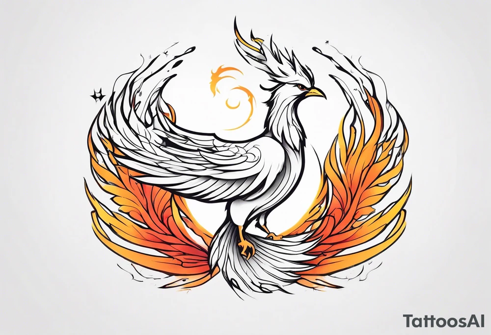 phoenix tattoo idea