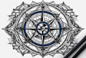 Fire. Navy ships. Compass tattoo idea