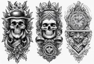 Carpentry sleeve tattoo idea