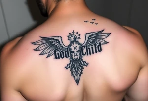 “God’s Child” on forearm. tattoo idea