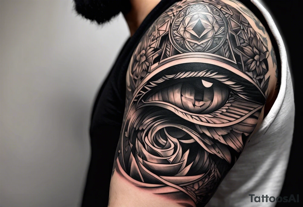 full sleeve tattoos for men. tattoo idea