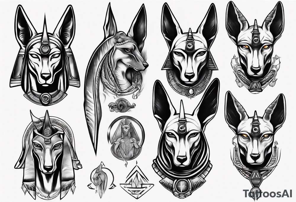 anubis tattoo idea