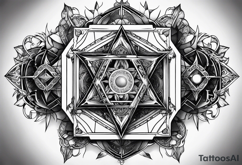 Metatron's cube tattoo idea