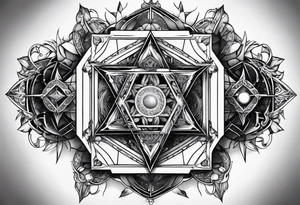 Metatron's cube tattoo idea