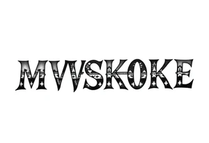The word “MVSKOKE” shaded with Native American print tattoo idea