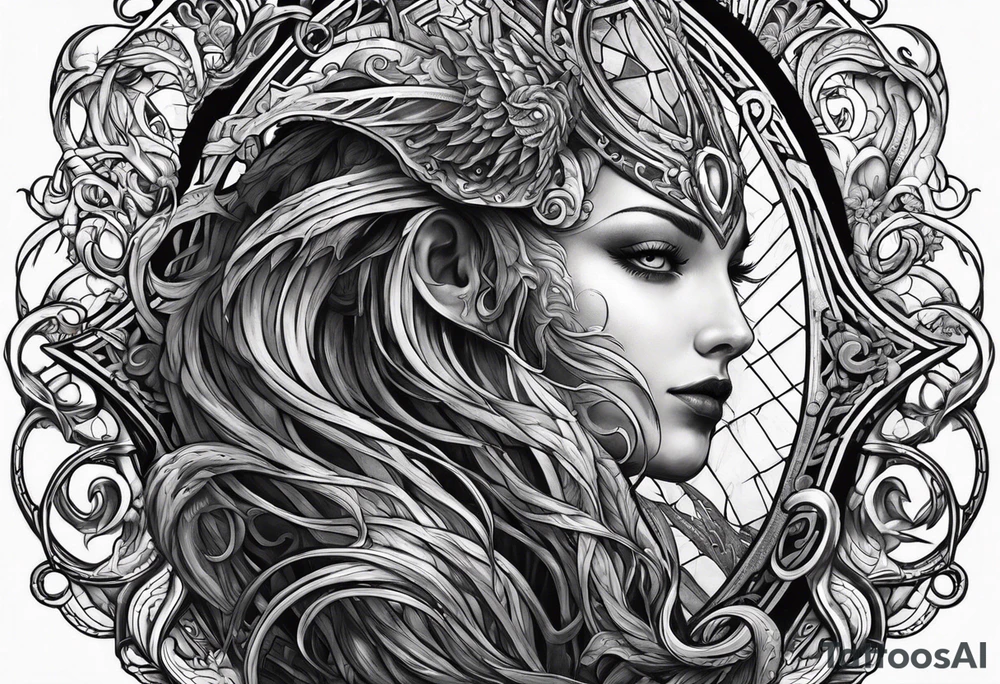 Vertical full sleeve. Lovecraftian creature, protecting a heart. tattoo idea Vertical full sleeve. Lovecraftian creature, protecting a heart. tattoo idea