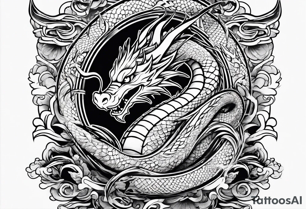 Dragonite yakuza style tattoo idea