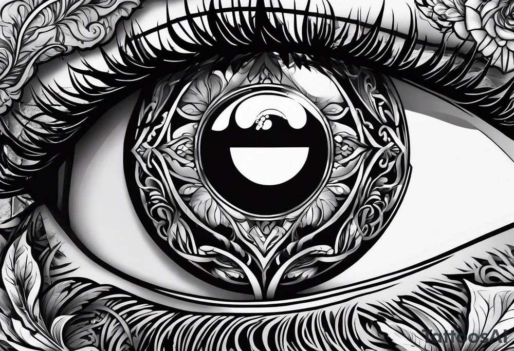 eyeball tattoo idea