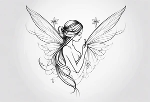 Ethereal Fairy tattoo idea