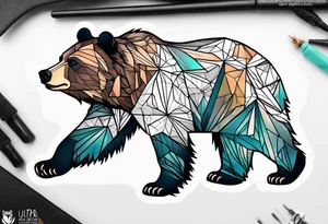 grizzly bear tattoo idea