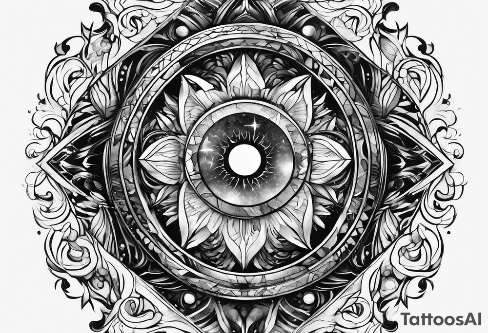 A wormhole tattoo idea