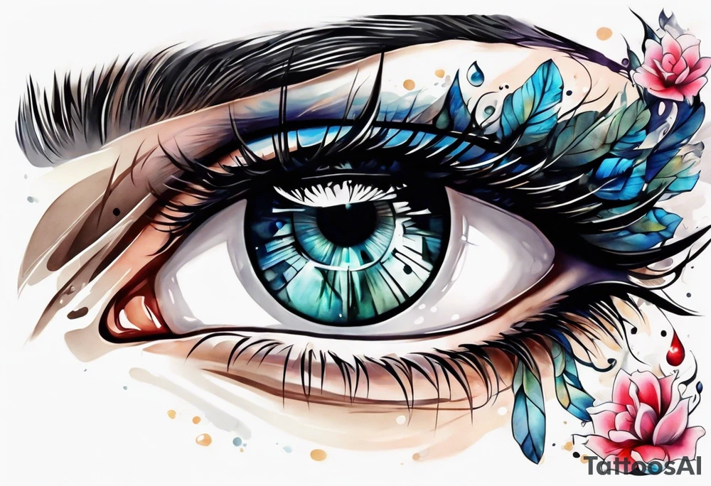 Byakugan eyes tattoo idea