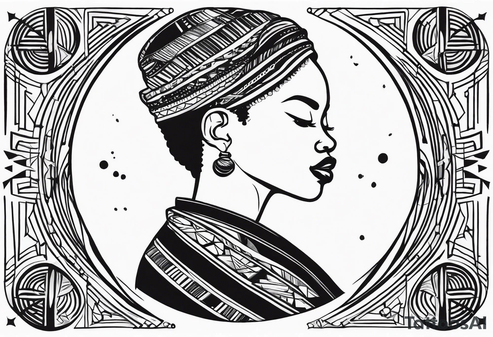 african chrest tattoo tattoo idea