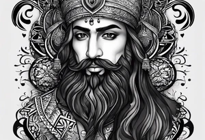 The name محمود and a date 04/12/2019 under it tattoo idea