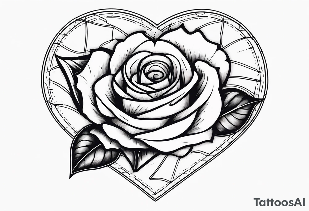 Leuchtturm Stacheldraht Rosen Herz tattoo idea