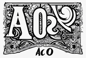 A banner that reads AO..BUSHWICK .HAH tattoo idea