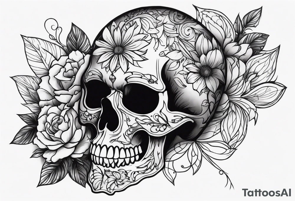 skull tattoo idea