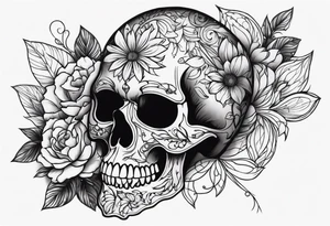 skull tattoo idea