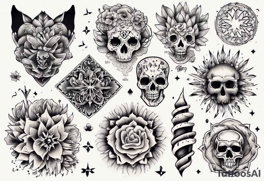 メキシコ　サボテン tattoo idea
