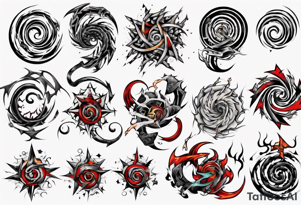 Chaos spiral tattoo idea