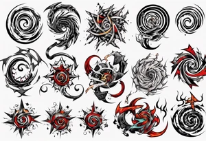 Chaos spiral tattoo idea