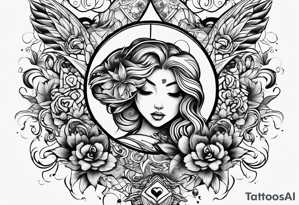 passion innovative intelligent love funny caring nice affectionate grumpy kind loving tattoo idea