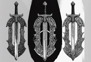 Lord of the Rings 
King Theoden 
forth Erolingas charge
Sword raised tattoo idea