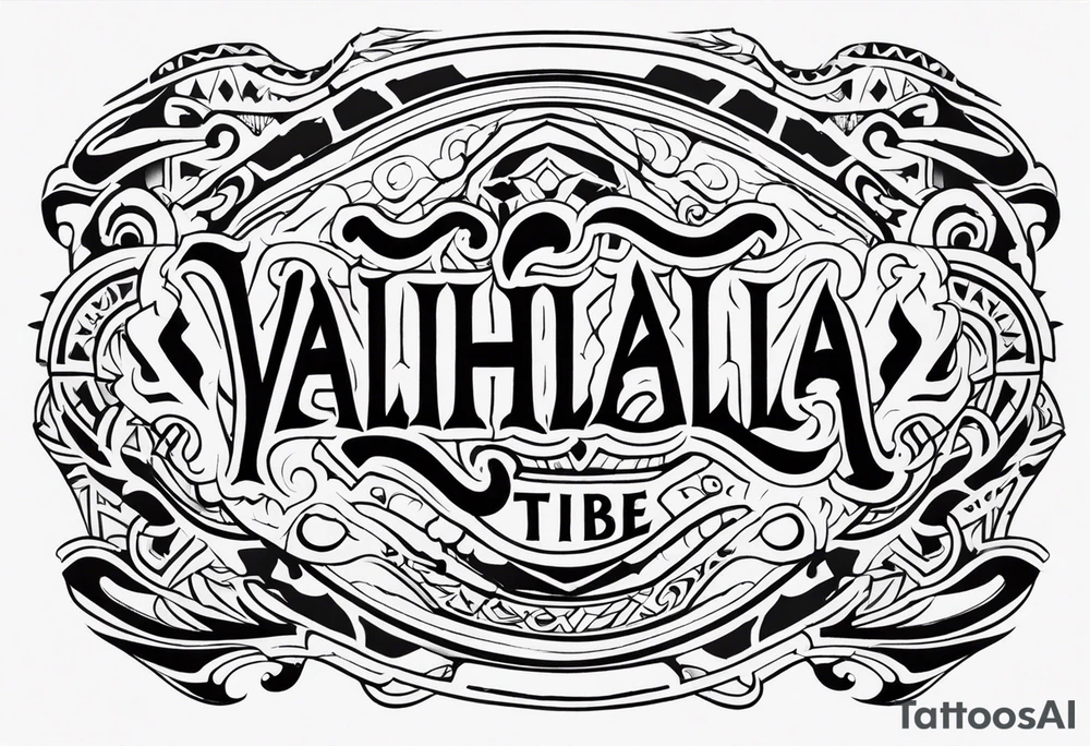 Valhalla tribe tattoo idea