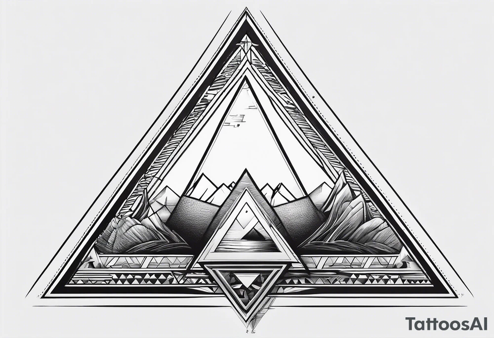 triangle tattoo idea
