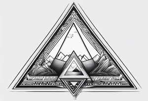 triangle tattoo idea