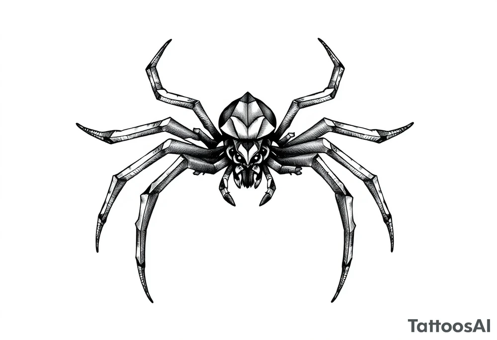 Spider tattoo idea