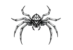 Spider tattoo idea