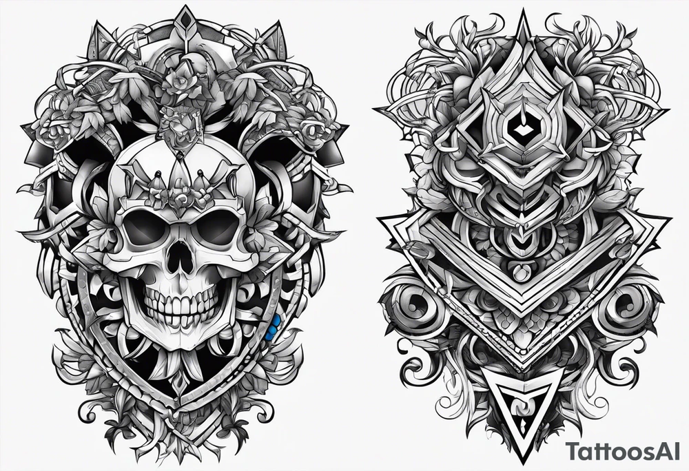 sproket with chain tattoo idea