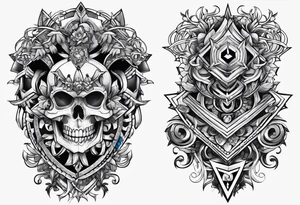 sproket with chain tattoo idea