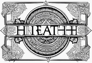 The word “hireath” tattoo idea