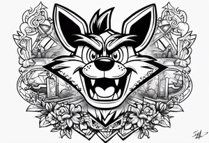 Crash bandicoot ps1 tattoo idea