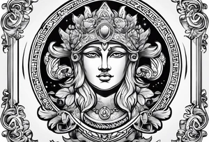 omega greek sign tattoo idea
