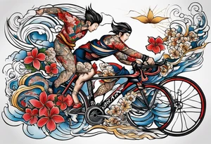 triathalon tatoo tattoo idea