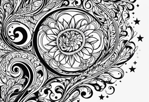 Swirly tattoo idea